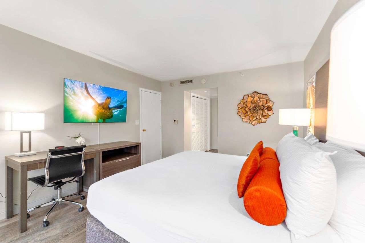 Renovated With City View At Aqua Palms Waikiki Honolulu Exterior foto